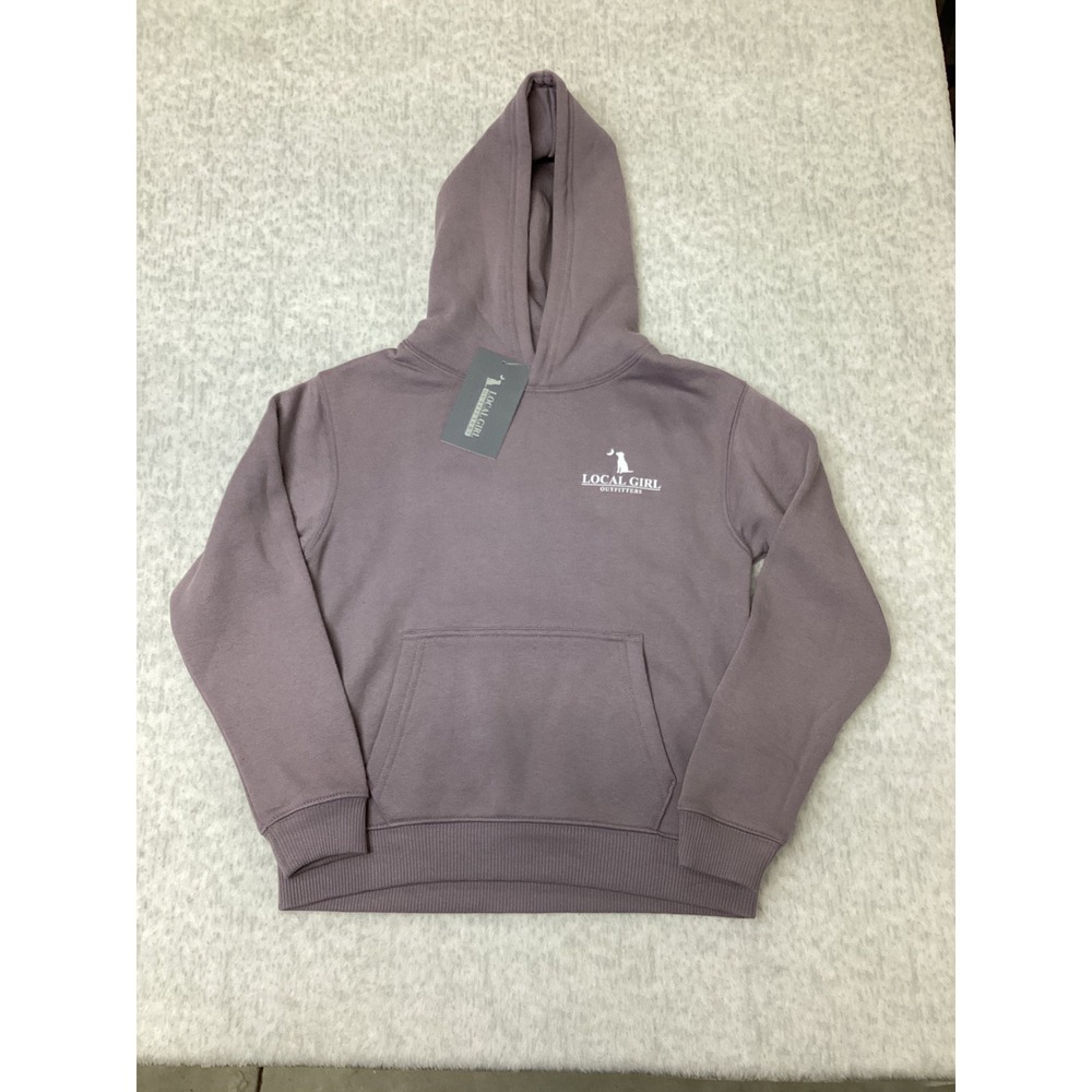 Local Girl Outfitters Youth XS Decoy & Black Lab Hoodie Lilac Purple LSO20008